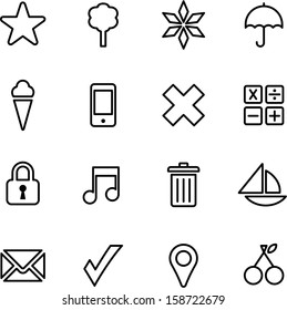 Set of icons