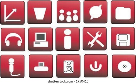 Set of icons