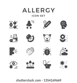 Establecer iconos de alergia