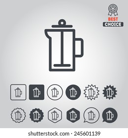 Set of icons for cafe, restaurant, bar, web design, applications and games