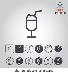 Set of icons for cafe, restaurant, bar, web design, applications and games