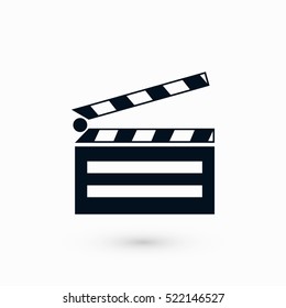 set icons cinematography cinema icon, flat design best vector icon