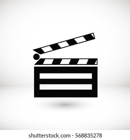 set icons cinematography cinema icon, flat design best vector icon