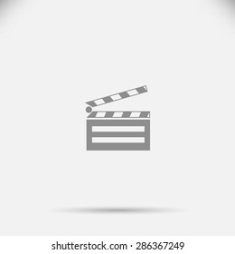 set icons cinematography cinema and movie vector illustration is