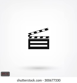 set icons cinematography cinema and movie vector illustration is