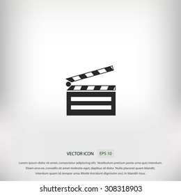 set icons cinematography cinema and movie vector illustration is