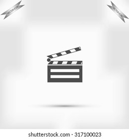 set icons cinematography cinema and movie vector illustration is