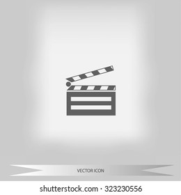 set icons cinematography cinema and movie vector illustration is