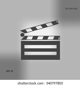 set icons cinematography cinema and movie vector illustration is