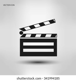 set icons cinematography cinema and movie vector illustration is