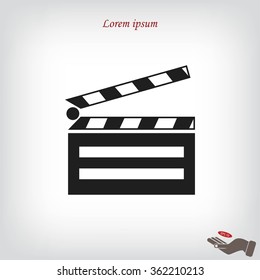 set icons cinematography cinema and movie vector illustration is