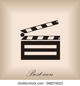 set icons cinematography cinema and movie vector illustration is