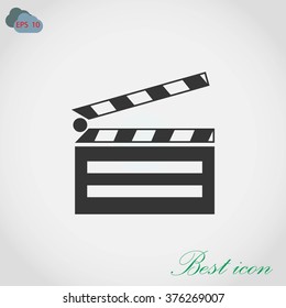 set icons cinematography cinema and movie vector illustration is