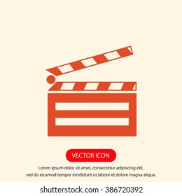 set icons cinematography cinema and movie vector illustration is