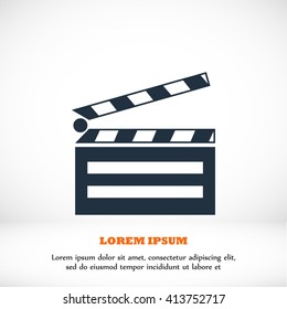 set icons cinematography cinema and movie vector illustration is