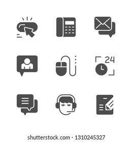 Set icons of contact us