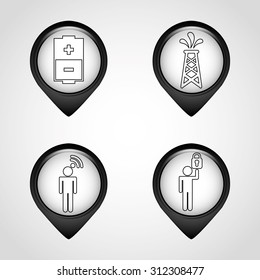 set icons design, vector illustration eps10 graphic 