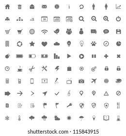 Set of icons for designers