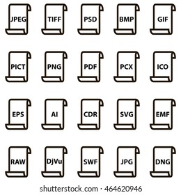 Set icons of document file formats