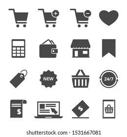 Set of icons for e-Commerce