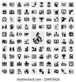 Set of icons. education