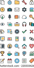 Juego de iconos con eps 10