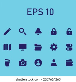Set of icons with eps 10