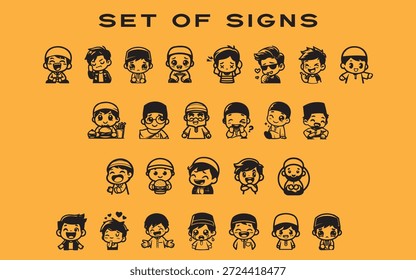 Set of Icons eps 10 file 