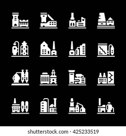 Set icons of factory