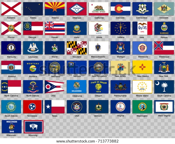 Флаги Штатов Сша Фото С Названием