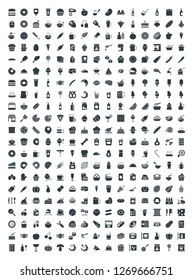 Set of Icons For Food