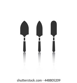 Set of icons - garden tools. Web site design.