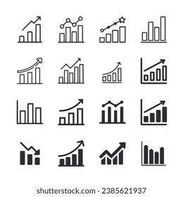 set of icons graphic for web design