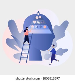 set of icons and hierarchy method
