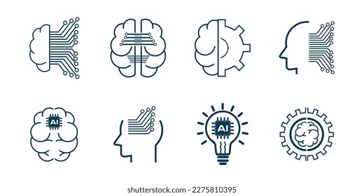 Conjunto de iconos Innovación, como análisis, tecnología, inicio, solución de negocios y más. Ilustración del vector aislada en fondo blanco
