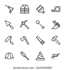 set of icons Labor Day
