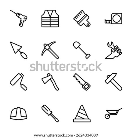 set of icons Labor Day