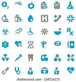 set of icons for medicine