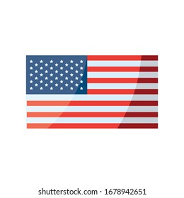 set of icons memorial day on white background vector illustration design