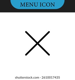 Set icons menu for apps and web. Hamburger Menu Icon. Vector icons set. Vector illustration