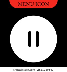 Definir menu de ícones para aplicativos e Web. Ícone Do Menu Hamburger. Ícones de vetor definidos. Ilustração vetorial