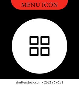 Definir menu de ícones para aplicativos e Web. Ícone Do Menu Hamburger. Ícones de vetor definidos. Ilustração vetorial