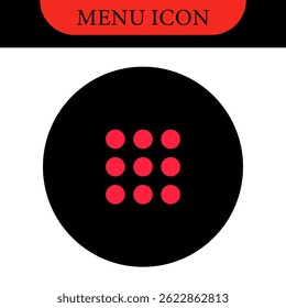 Definir menu de ícones para aplicativos e Web. Ícone Do Menu Hamburger. Ícones de vetor definidos. Ilustração vetorial