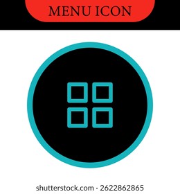 Definir menu de ícones para aplicativos e Web. Ícone Do Menu Hamburger. Ícones de vetor definidos. Ilustração vetorial