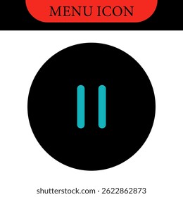 Definir menu de ícones para aplicativos e Web. Ícone Do Menu Hamburger. Ícones de vetor definidos. Ilustração vetorial