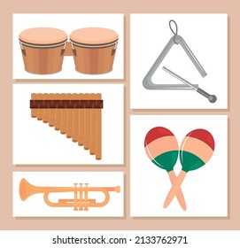 establecer iconos de instrumentos de música