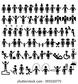 Set Of Icons. People