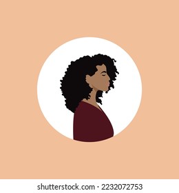 Un conjunto de íconos de la cara de la gente en perfiles de avatares: mujeres, jóvenes y mayores de diferentes razas y países. Ilustración empresarial. Megaset. Estilo vectorial de moda.