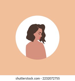 A set of icons of people's faces on avatar profiles: women, young and old of different races and countries. Business illustration. Megaset. Trendy vector style.