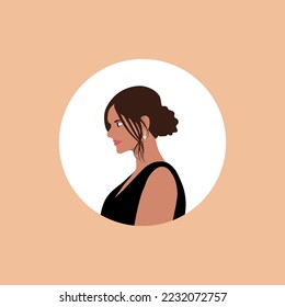 A set of icons of people's faces on avatar profiles: women, young and old of different races and countries. Business illustration. Megaset. Trendy vector style.